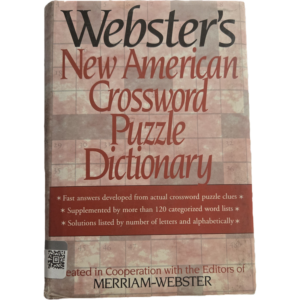Webster's New American Crossword Puzzle Dictionary (1995)